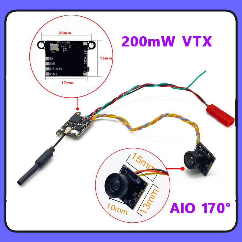 SLONWAKE 5.8G 1200TVL FPV Came - Fpv Drone Frame ulasan dan harga